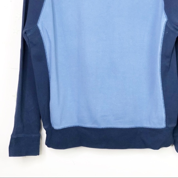 TOMMY Hilfiger navy blue color block sweatshirt - Picture 7 of 7